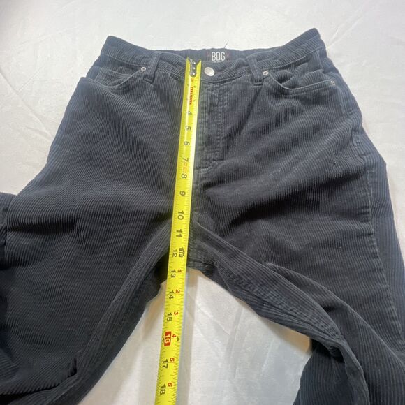 BDG Urban Outfitters Womens Mom High Rise Corduroy Pants Size 30 Black Straight - Picture 4 of 11